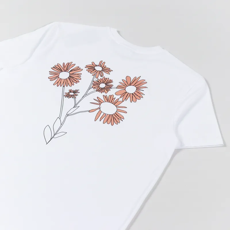 Working Class Heroes Spring Flowers T Shirt White-2